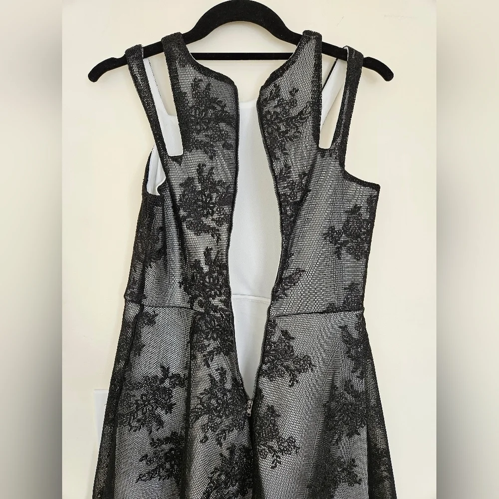 Miss Behave Girls' Adrianna Embroidered Mesh Dress NWT
